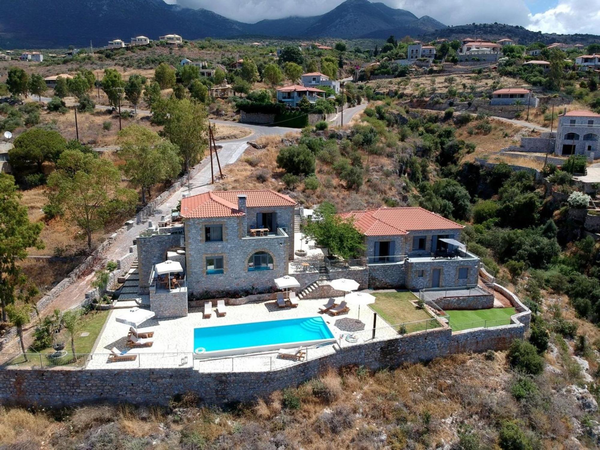 Irini Villa By Elrin Villas Mani Neokhorion  Kültér fotó
